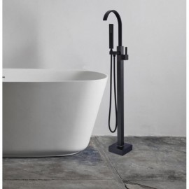 Function Copper Chrome/Black/Brushed Gold Floor Mounted Bathtub Mixer