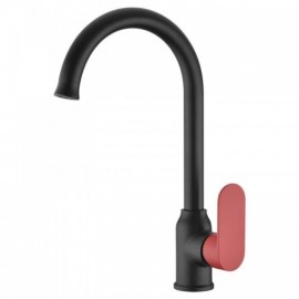 Kitchen Mixer Single Handle In Red Black Copper