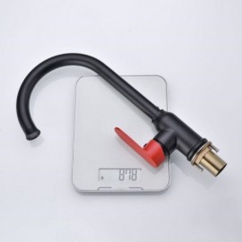 Kitchen Mixer Single Handle In Red Black Copper
