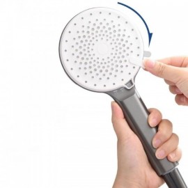 Chrome/Black/Grey Three-Function Constant Current Style Shower Faucet