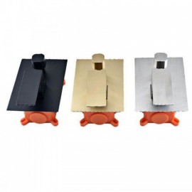 Brushed Nickel/Black/Brushed Gold Stainless Steel Wall Mounted Bathtub Faucet