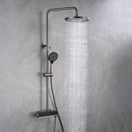White/Grey Constant Current Style Shower Faucet With Led Digital Display