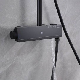 White/Grey Constant Current Style Shower Faucet With Led Digital Display