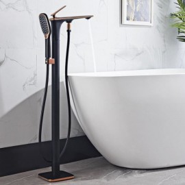 Two-Function Floor-Mounted Bath Mixer For Bathroom 5 Models
