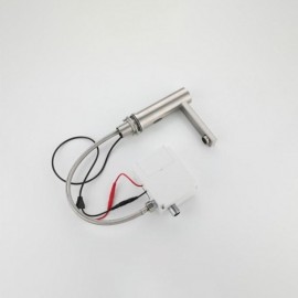 Cold Water Basin Faucet In Brushed Nickel/Black Stainless Steel With IR Sensor