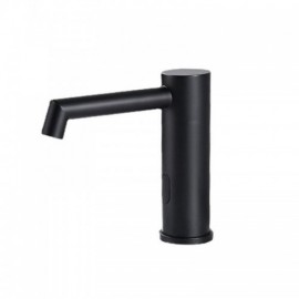 Cold Water Faucet With Infrared Sensor In Brushed Nickel/Black Stainless Steel