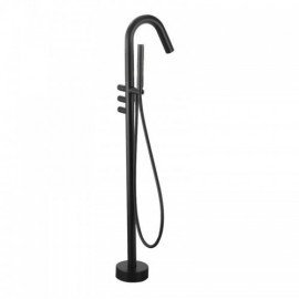 Two Function Floor Mounted Shower Mixer For Bathroom Black/Brushed Gold/Gray