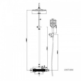 Shower Faucet Copper Body Abs Hand Shower Nozzle For Bathroom 4 Models