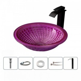 Glass Countertop Basin For Bedroom Bathroom Toilet