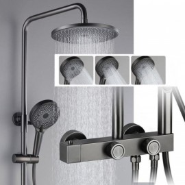 Black/Gray Abs Copper Shower Faucet For Bathroom