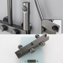 Black/Gray Abs Copper Shower Faucet For Bathroom