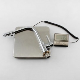 Chrome Finish Copper Kitchen Mixer With Rotating Water Outlet