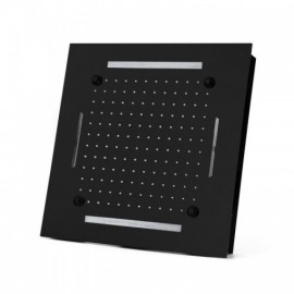 Chrome/Black Stainless Steel Square Knob Infrared Remote Control Led Light