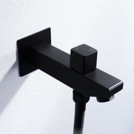 Four-Function Led Concealed Shower System For Bathroom Chrome/Black