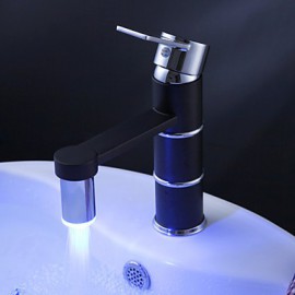 Centerset Single Handle One Hole in Painting Bathroom Sink Tap