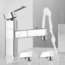 Copper Basin Faucet With Mouthwash Hole 5 Colors Available