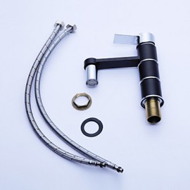 Centerset Single Handle One Hole in Painting Bathroom Sink Tap