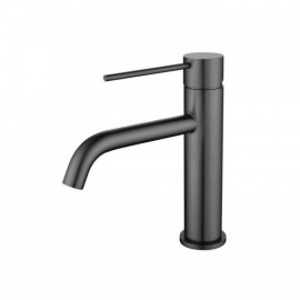 H21Cm Single Handle Copper Basin Faucet For Bathroom