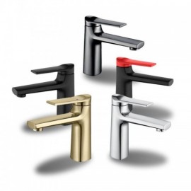 Copper Basin Mixer For Bathroom Brushed Gold/Grey/Black/Chrome