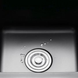Nano Black 304 Stainless Steel Single Sink For Kitchen Faucet Optional