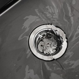 Nano Black 304 Stainless Steel Single Sink For Kitchen Faucet Optional