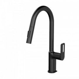 Kitchen Faucet In Black Copper/Chrome