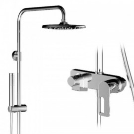 Wall-Mounted Shower System With Hand Shower Faucet For Bathroom 4 Colors