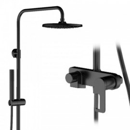 Wall-Mounted Shower System With Hand Shower Faucet For Bathroom 4 Colors