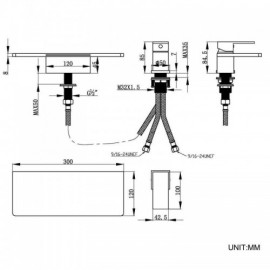 Classic Black Copper Single Handle Basin Mixer For Bathroom
