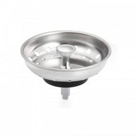 Silver 304 Stainless Steel Sink With Drainer For Kitchen