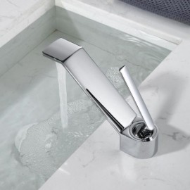 Copper Single Handle Basin Mixer For Bathroom Brushed Gold/Black/Chrome