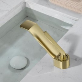 Copper Single Handle Basin Mixer For Bathroom Brushed Gold/Black/Chrome
