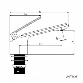 Modern Single Handle Copper Basin Mixer Faucet For Bathroom Brushed Gold/Black/Chrome