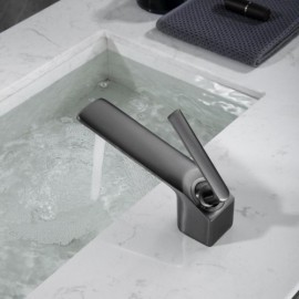 Modern Single Handle Copper Basin Mixer Faucet For Bathroom Brushed Gold/Black/Chrome