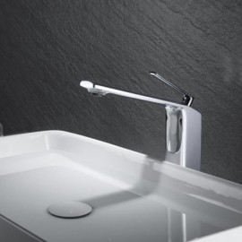 Copper Single Handle Basin Faucet For Bathroom Brushed Gold/Black/Chrome