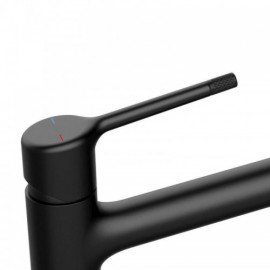 Copper Cold And Hot Water Basin Faucet Single Handle Brushed Gold/Black/Chrome