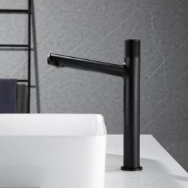 Copper Basin Faucet Rotary Switch For Bathroom Brushed Gold/Chrome/Black