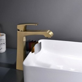 Copper Cold Hot Water Basin Faucet Single Handle 5 Models