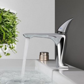 Brass Basin Mixer For Bathroom Brushed Gold/Black/Chrome/Grey