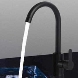 Wall-Mounted Sink In Silver Stainless Steel With Black Aluminum Support