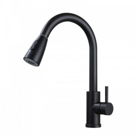 Brushed Black Single Sink In 304 Stainless Steel For Kitchen Without/With Faucet