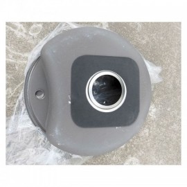 Silver 304 Stainless Steel Round Single Sink Without/With Faucet