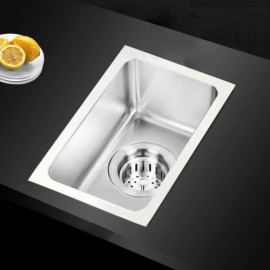 304 Stainless Steel Silver Small Sink With Drain For Kitchen