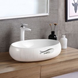 White Ceramic Sink For Bathroom Toilet