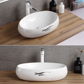 White Ceramic Sink For Bathroom Toilet