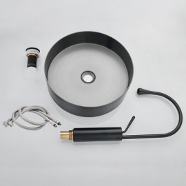 Black/Chrome/Gray Copper Kitchen Faucet For Sink