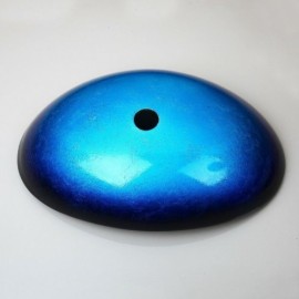 Tempered Glass Sink With Black Orb Mixer Faucet For Bathroom