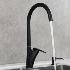 Black/Chrome/Gray Copper Kitchen Faucet For Sink
