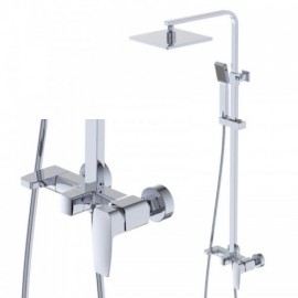 Wall-Mounted Three-Function Shower System Hand Shower Faucet For Bathroom