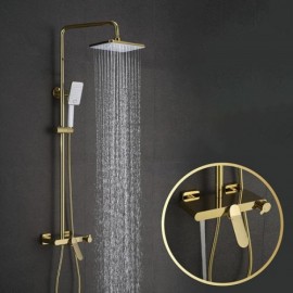 Three-Function Wall-Mounted Shower System Total Height 1.2M Adjustable